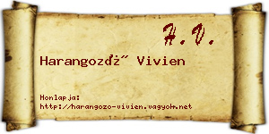 Harangozó Vivien névjegykártya