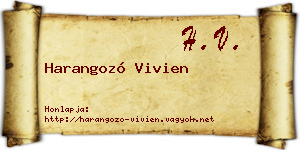 Harangozó Vivien névjegykártya