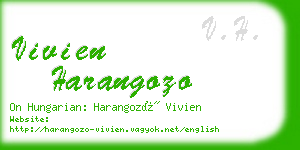 vivien harangozo business card